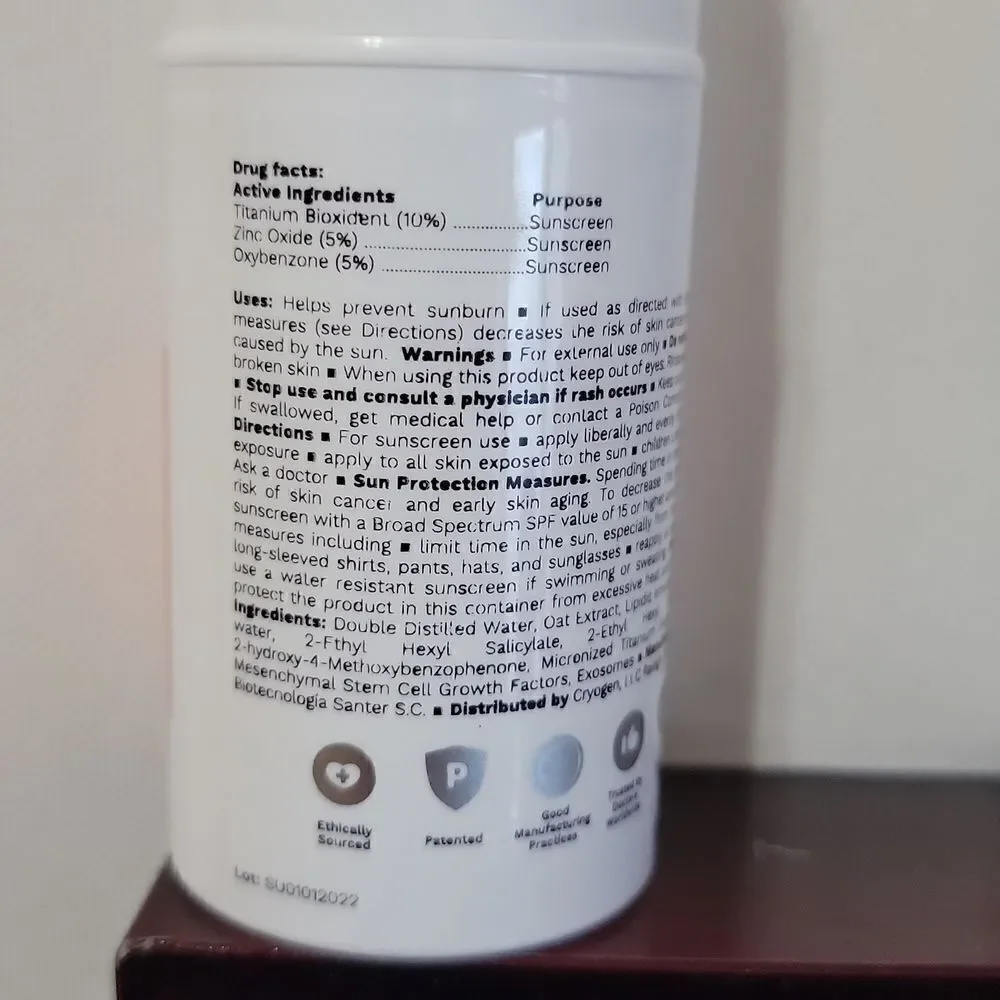 Glia Beauty Sunscreen SPF 50+ All Skin Types 2 Ounce Non-Greasy New